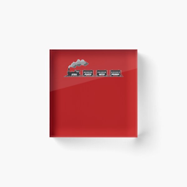 Item preview, Still Plays With Trains Funny Railfan designed and sold by OliviaGbyKyro.