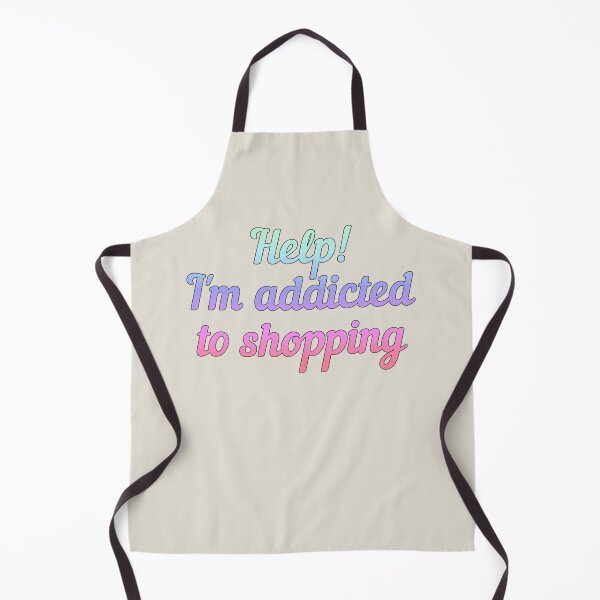 Item preview, Pastel Help! I'm Addicted To Shopping, Great For Anyone Who's A Shopaholic designed and sold by TrulyEpoque.
