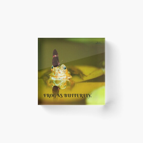 Item preview, The frog vs butterfly. designed and sold by RAJSHIVA.