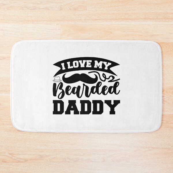 Item preview, I Love My Bearded Daddy Tee Design Gift Idea for Fathers' Day - Funny and Cool Gift for Fathers designed and sold by Prince - Bestseller ★★★★★.