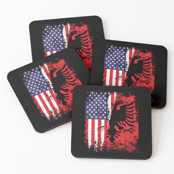 Item preview, Albanian American Flag Outfit Patriotic USA Albania Flag designed and sold by mejeoshop.