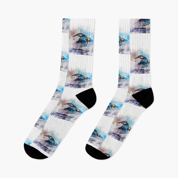 Item preview, Kingfisher Catching a Fish in the River designed and sold by Paulele.