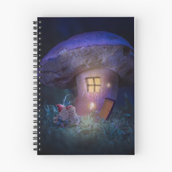 Item preview, dwarf couple in front of their mushroom house designed and sold by OskiOnTour.
