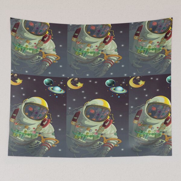 Item preview, Cute Astronaut design Fly In Space designed and sold by Artw0rld.