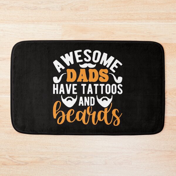Item preview, Awesome Dads Have Tattoos And Beards Tee Design Gift Idea for Fathers - Funny Chemistry Design Gift Idea for Father's Day designed and sold by Prince - Bestseller ★★★★★.