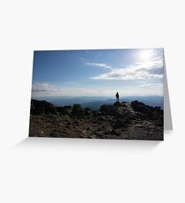 from the top Greeting Card