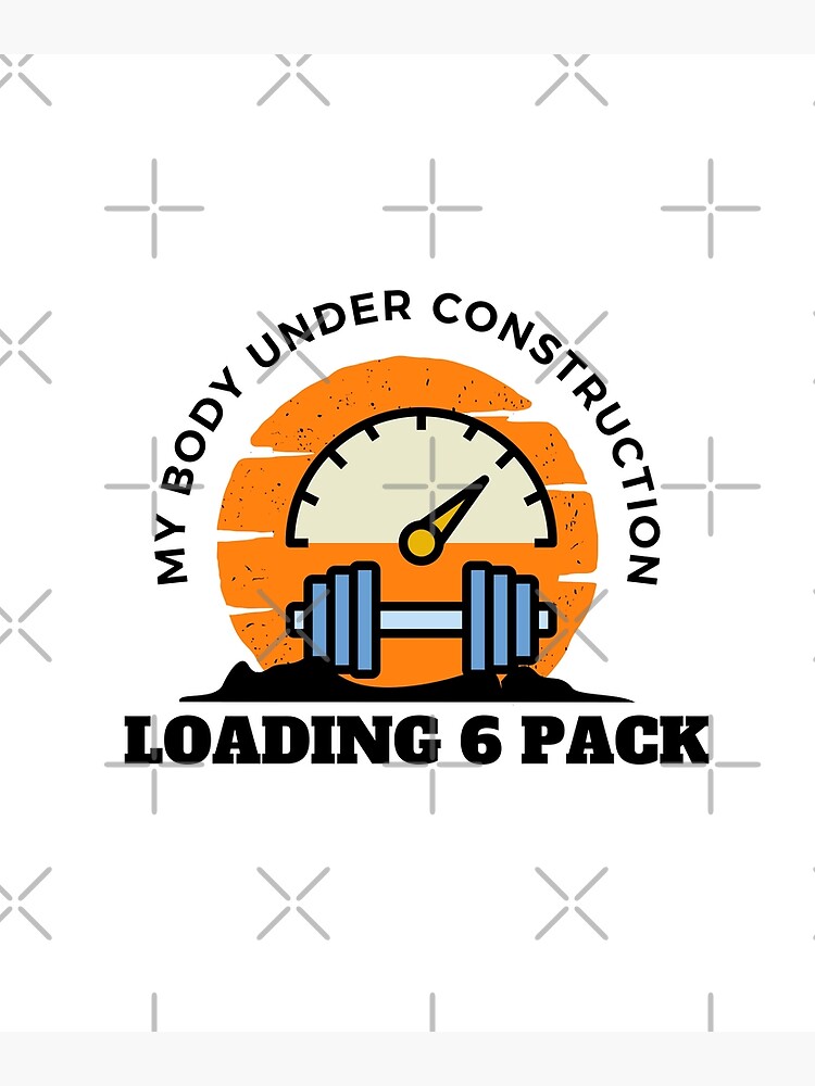 "My Body Under Construction Motivational Workout Fitness Essential T