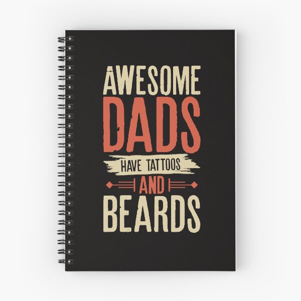 Item preview, Awesome Dads Have Tattoos And Beards Tee Design Gift Idea for Fathers - Funny Chemistry Design Gift Idea for Father's Day designed and sold by Prince - Bestseller ★★★★★.