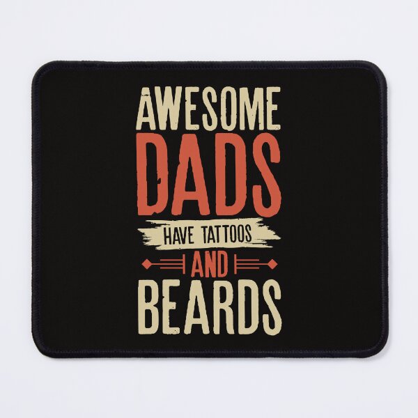Item preview, Awesome Dads Have Tattoos And Beards Tee Design Gift Idea for Fathers - Funny Chemistry Design Gift Idea for Father's Day designed and sold by Prince - Bestseller ★★★★★.