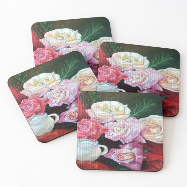 Item preview, Roses for Tania, Romantic Roses FINE ART PRINT,  STILL LIFE INSPIRED BY NATURE designed and sold by Adri Barnard.