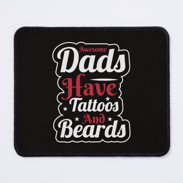 Item preview, Awesome Dads Have Tattoos And Beards Tee Design Gift Idea for Fathers - Funny Bearded dad Design Gift Idea for Father's Day designed and sold by Prince - Bestseller ★★★★★.