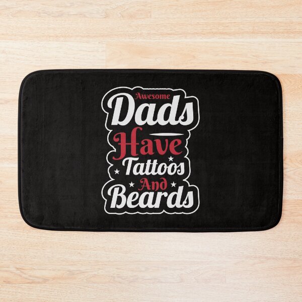 Item preview, Awesome Dads Have Tattoos And Beards Tee Design Gift Idea for Fathers - Funny Bearded dad Design Gift Idea for Father's Day designed and sold by Prince - Bestseller ★★★★★.