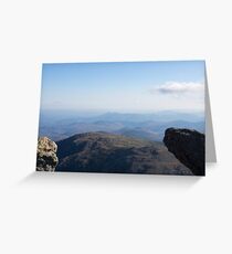 mountain view Greeting Card