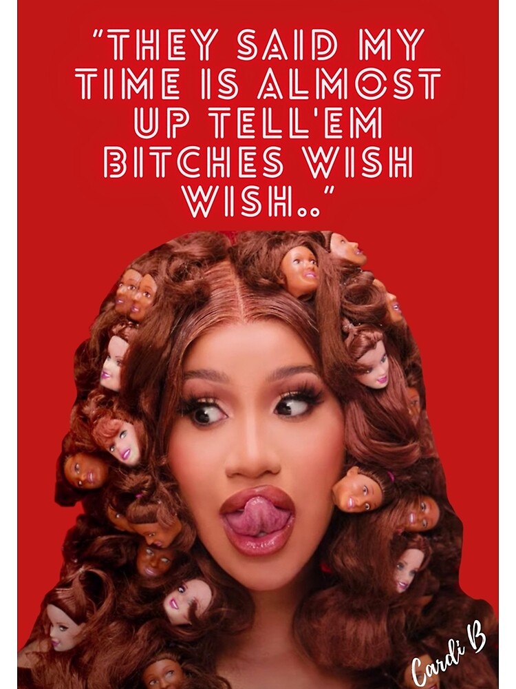 "Cardi B" Poster For Sale By Byrd-Maureen | Redbubble