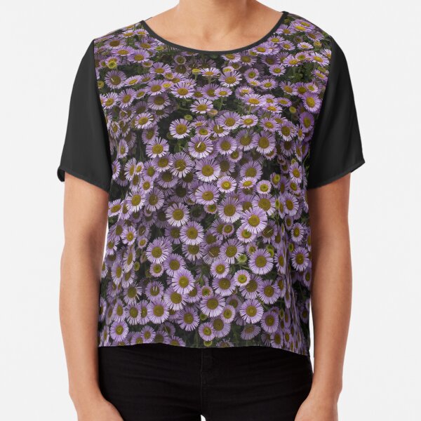 Seaside Pink Daisy Chiffon Top