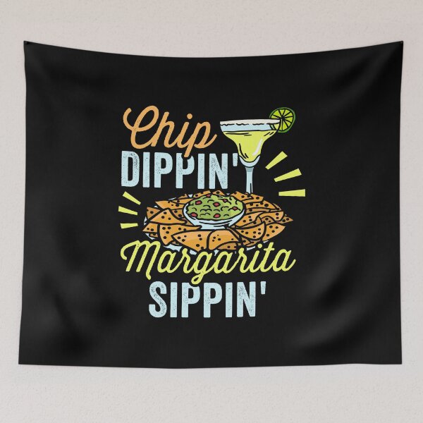 Item preview, Chip Dippin' Margarita Sippin' Alcohol Lover Cinco De Mayo designed and sold by haselshirt.