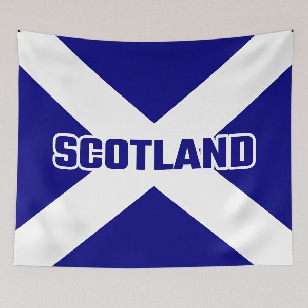 Item preview, Scotland Scottish Saltire Flag designed and sold by Tee-Nee-Bash.