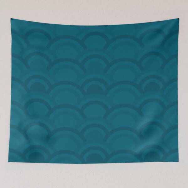 Item preview, Swirl blue pattern  designed and sold by Ashtreemeadow.