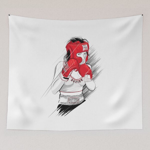 Item preview, Thai Boxing , woman fighting  designed and sold by sweary12.
