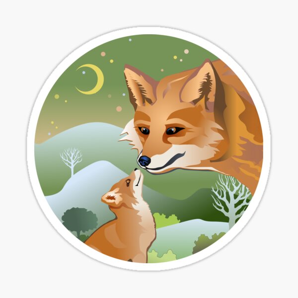 Item preview, Fox Father In Landscape designed and sold by Patricia Howitt.