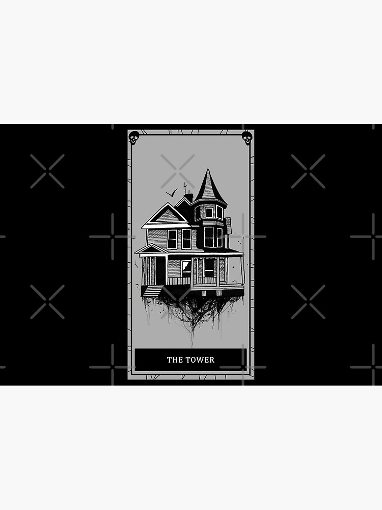" Phasmophobia The Tower tarot card" Art Print for Sale by NovocainArt
