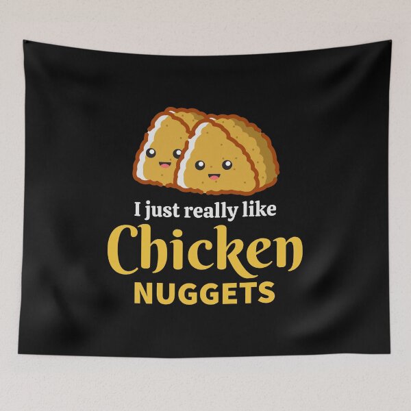 Item preview, Chicken Nugget Fast Food Funny Saying designed and sold by TastefulTees.