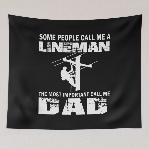 Item preview, important call me dad lineman designed and sold by BrennaEirlys.