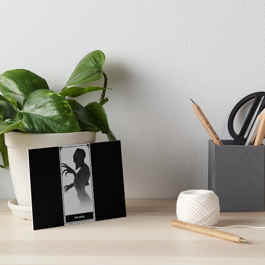 "Phasmophobia The Devil tarot card" Art Board Print by NovocainArt