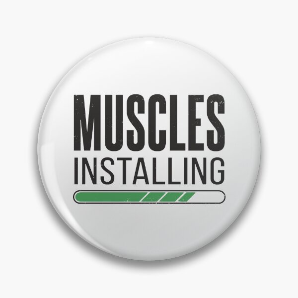 Item preview,  muscles installing designed and sold by 1White-Rabbit.