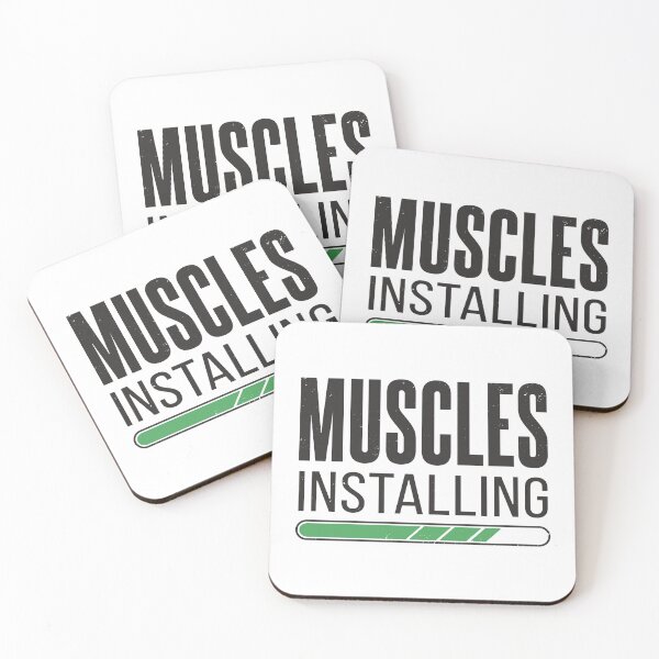 Item preview,  muscles installing designed and sold by 1White-Rabbit.