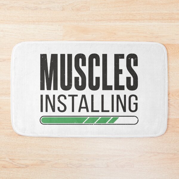 Item preview,  muscles installing designed and sold by 1White-Rabbit.