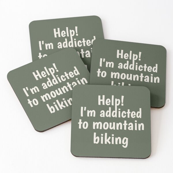 Item preview, Help! I'm Addicted To Mountain Biking, Great For Anyone Who Loves Mountain Biking designed and sold by TrulyEpoque.