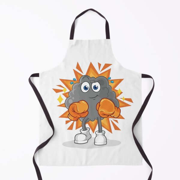 Item preview, The black cloud boxer, cartoon mascot designed and sold by sweary12.