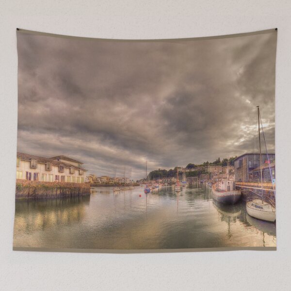 Item preview, Porthmadog Harbour at Dusk designed and sold by Catchavista.