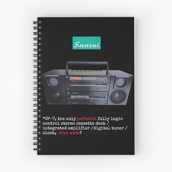 Item preview, Sansui CP-7 full logic control stereo cassette deck, amplifier, tuner and clock designed and sold by SubashSL.