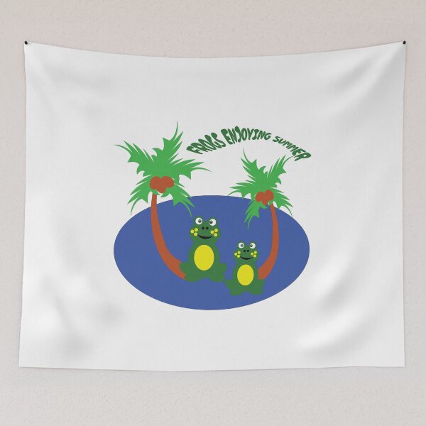 Item preview, FROGS ENJOYING SUMMER. designed and sold by RG786.