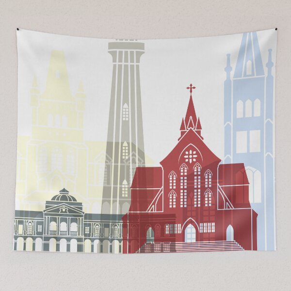 Item preview, Georgetown skyline poster designed and sold by paulrommer.