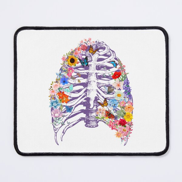 Item preview, Floral ribs anatomy in purple designed and sold by Holly-berry-art.