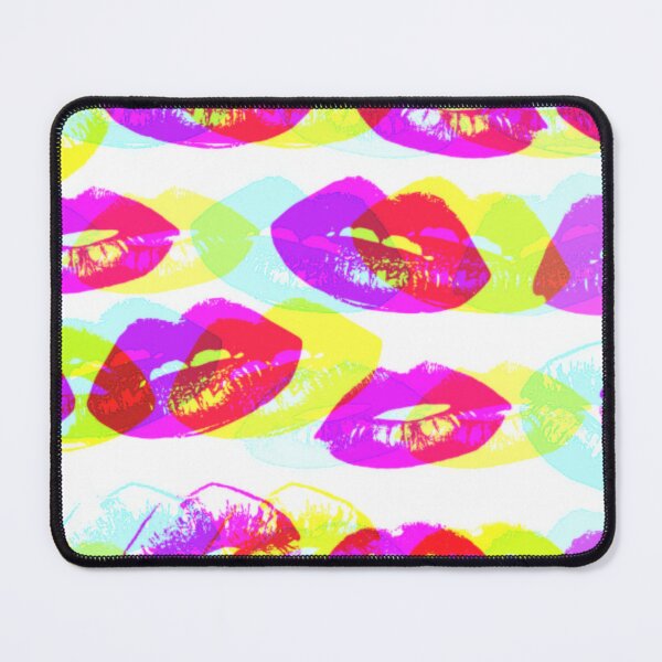 Item preview, Pop Art Inspired Technicolor Lips designed and sold by TotallyRetroArt.