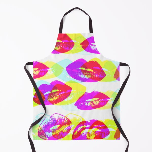 Item preview, Pop Art Inspired Technicolor Lips designed and sold by TotallyRetroArt.