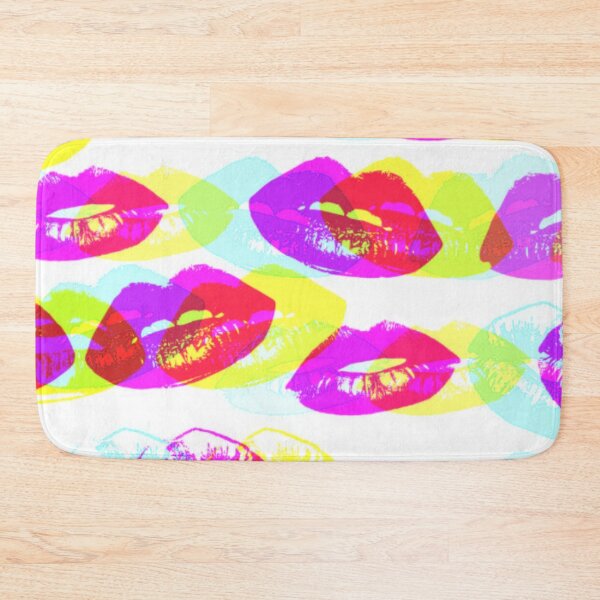 Item preview, Pop Art Inspired Technicolor Lips designed and sold by TotallyRetroArt.