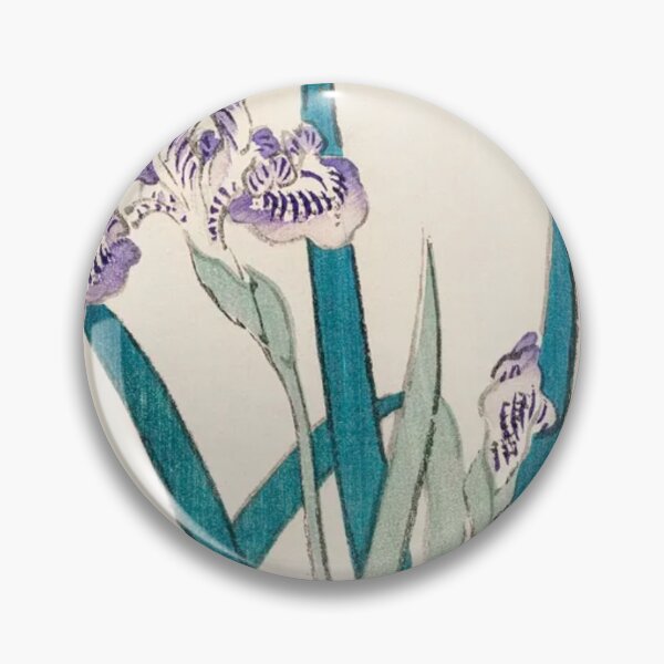 Item preview, Irises by Kōno Bairei (1844-1895). Digitally enhanced by WatermarkNZ Press designed and sold by CristalleLisa.