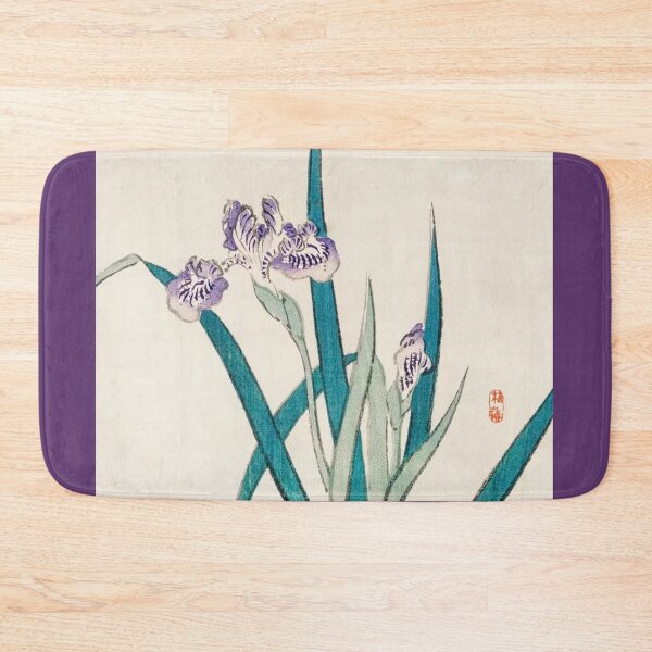 Item preview, Irises by Kōno Bairei (1844-1895). Digitally enhanced by WatermarkNZ Press designed and sold by CristalleLisa.