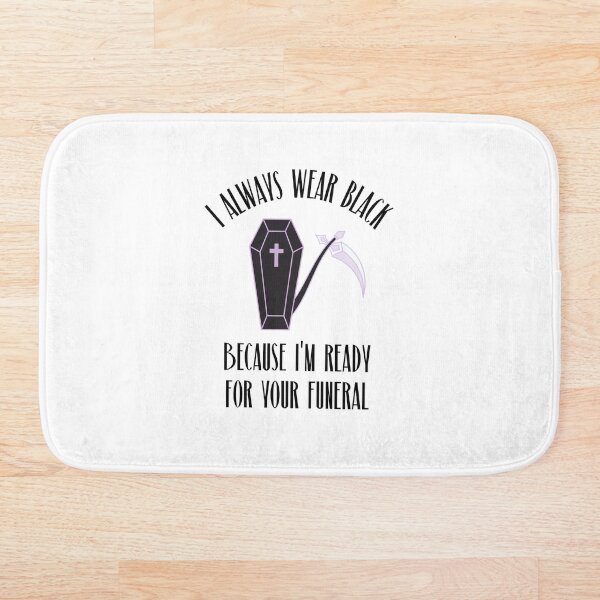 Item preview, I always wear black pastel goth designed and sold by Disturbing Wonderland.