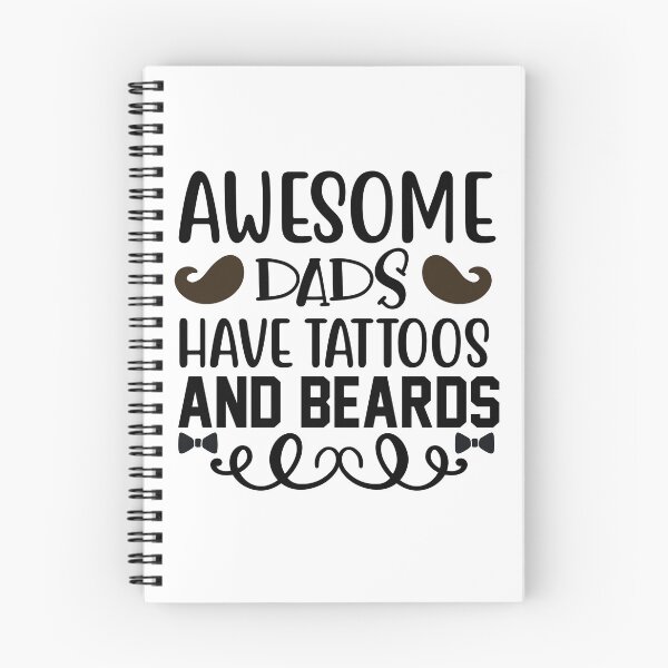 Item preview, Awesome Dads Have Tattoos And Beards Tee Design Gift Idea for Fathers - Funny Bearded dad Design Gift Idea for Father's Day designed and sold by Prince - Bestseller ★★★★★.