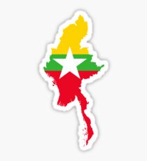 Flag of Myanmar Sticker