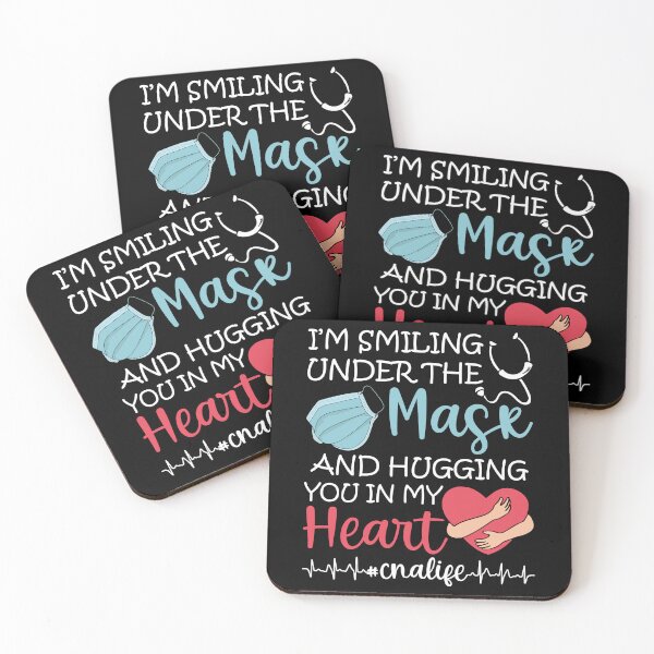 Item preview, CNA Life - I'm Smiling Under The Mask And Hugging You In My Heart designed and sold by SunsetGloww.