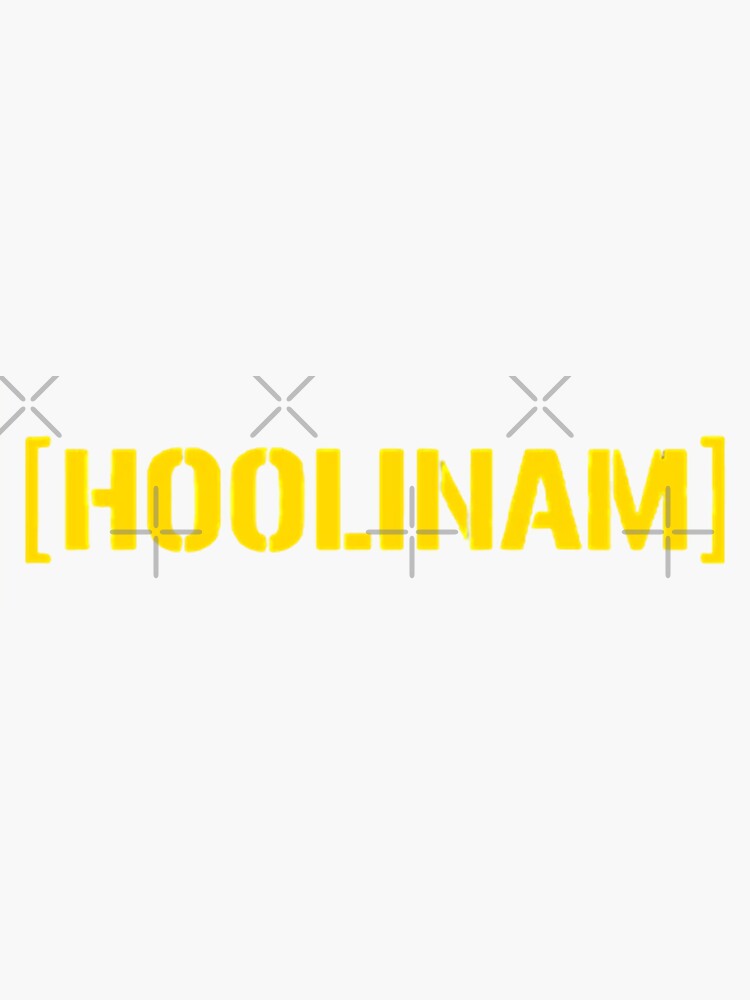 "HOOLINAM" Sticker for Sale by krimow35 | Redbubble