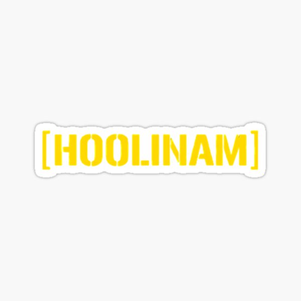 "HOOLINAM" Sticker for Sale by krimow35 | Redbubble