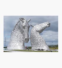 The Kelpies gifts , Helix Park, Scotland Photographic Print